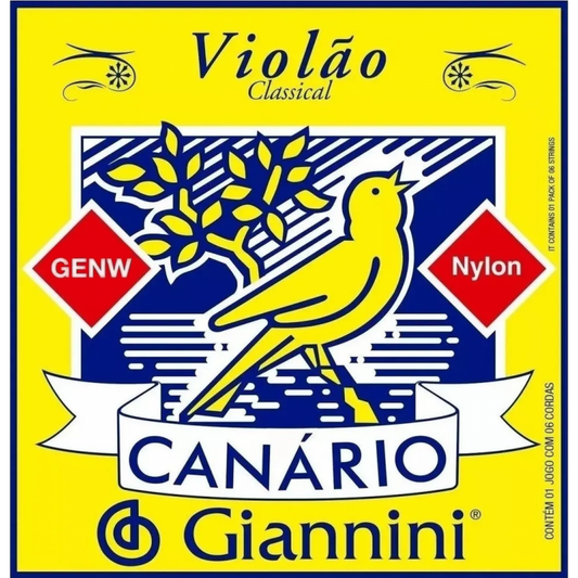 Cuerdas Guitarra Clásica Canario Giannini