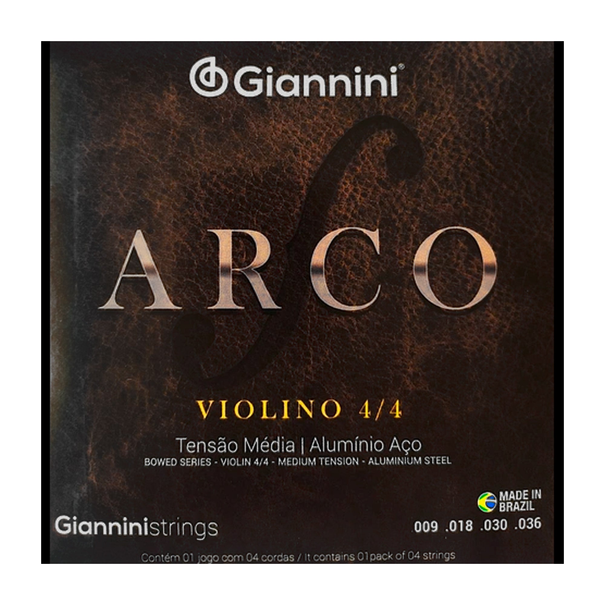 Cuerdas para Violin 4/4 Giannini